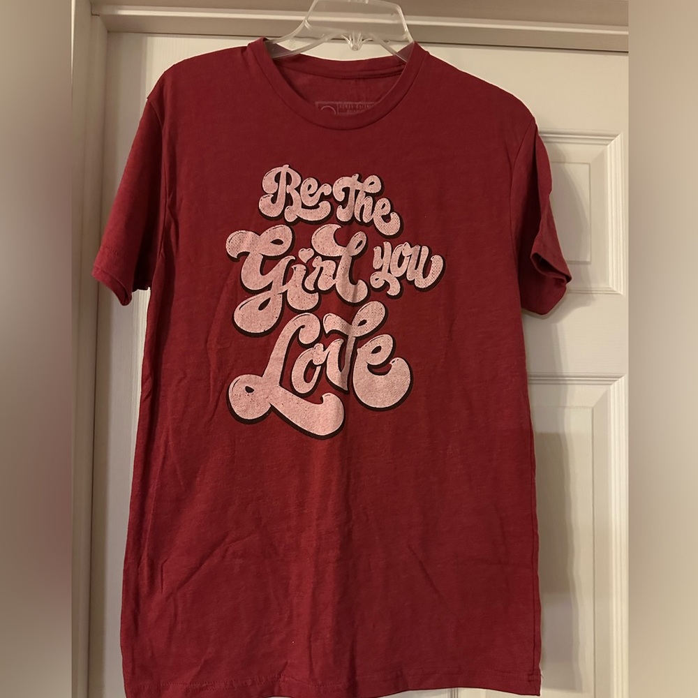 Human Unlimited Red Graphic Tee - Be The Girl You Love